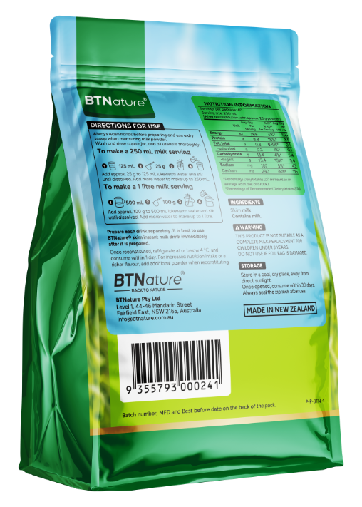 BTNature® Skim Instant Milk Powder