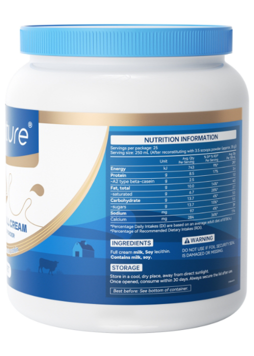 BTNature® Gold Plus Full Cream Instant Milk Powder