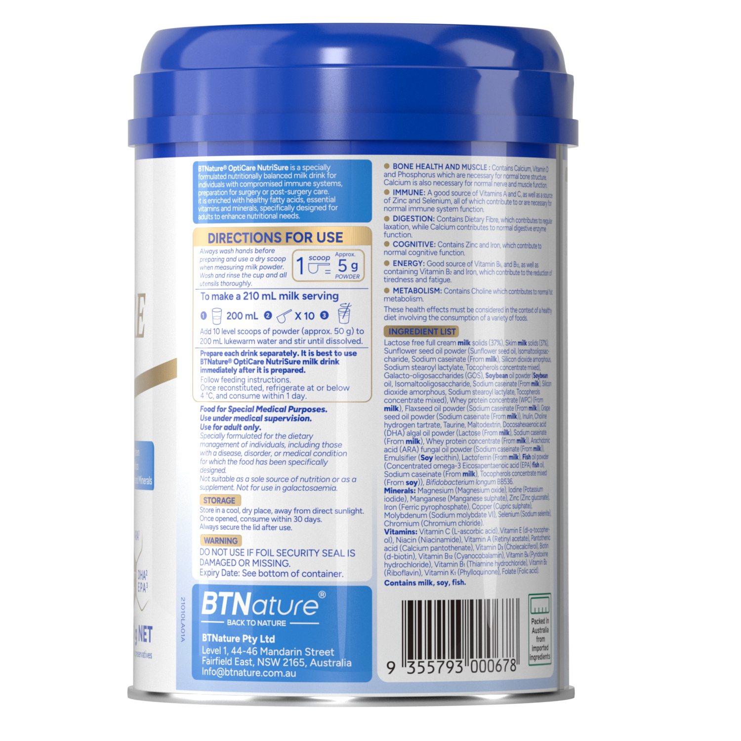 BTNature® OptiCare Nutrisure Balanced Milk Powder