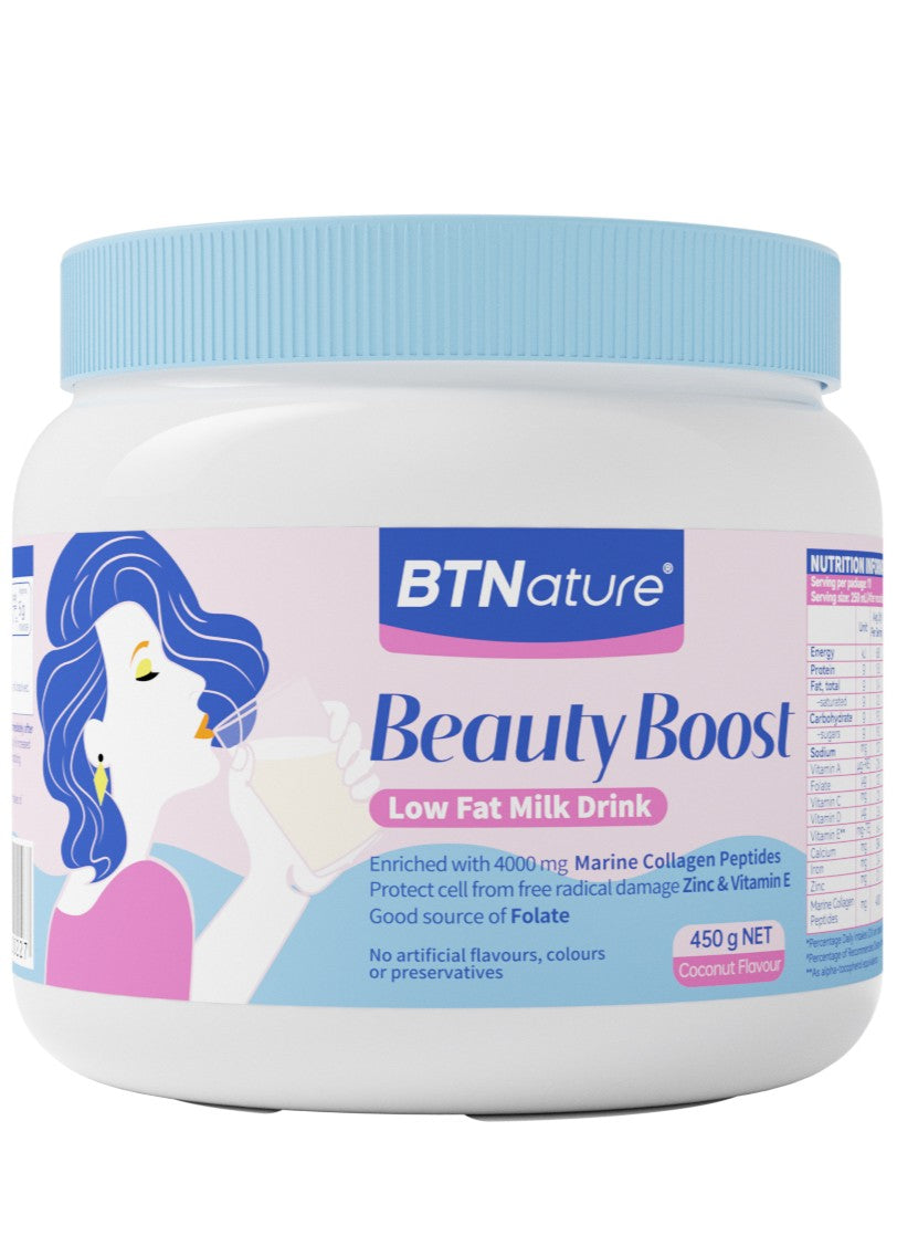 BTNature® Beauty Boost Low Fat Milk Drink Coconut Flavour Main image