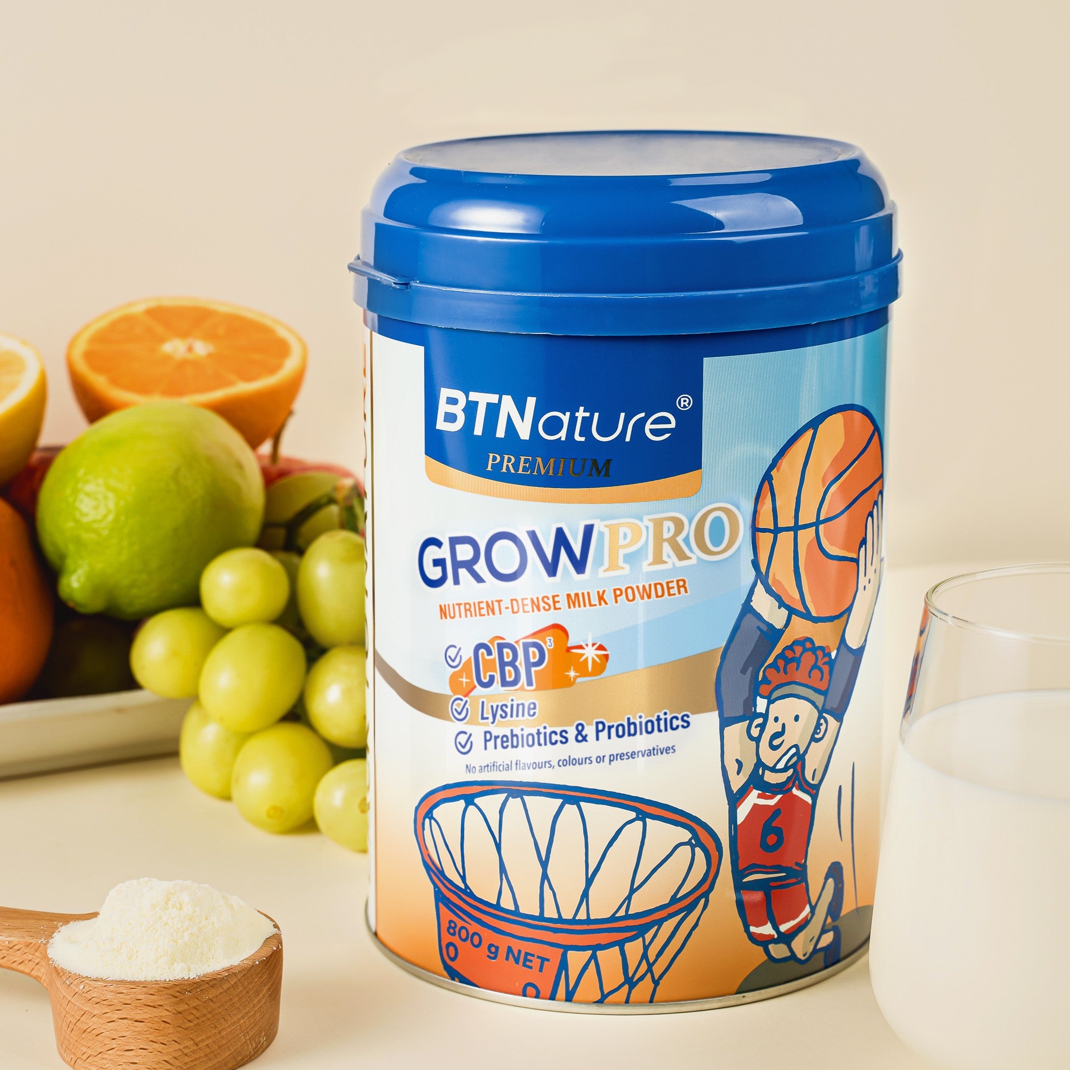 BTNature® Premium Growpro Nutrient-Dense Milk Powder
