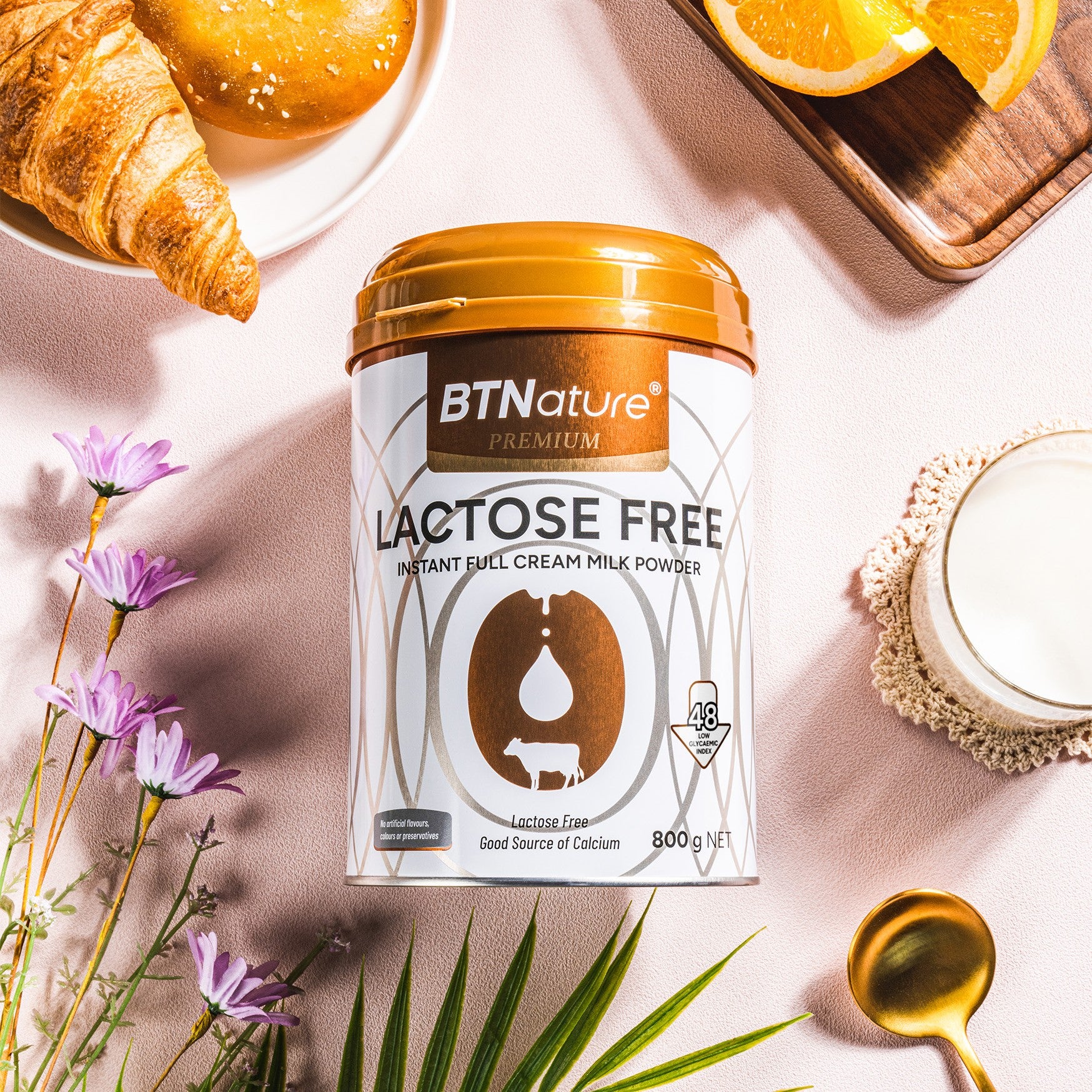 BTNature® Premium Lactose Free Instant Full Cream Milk Powder Secondary image