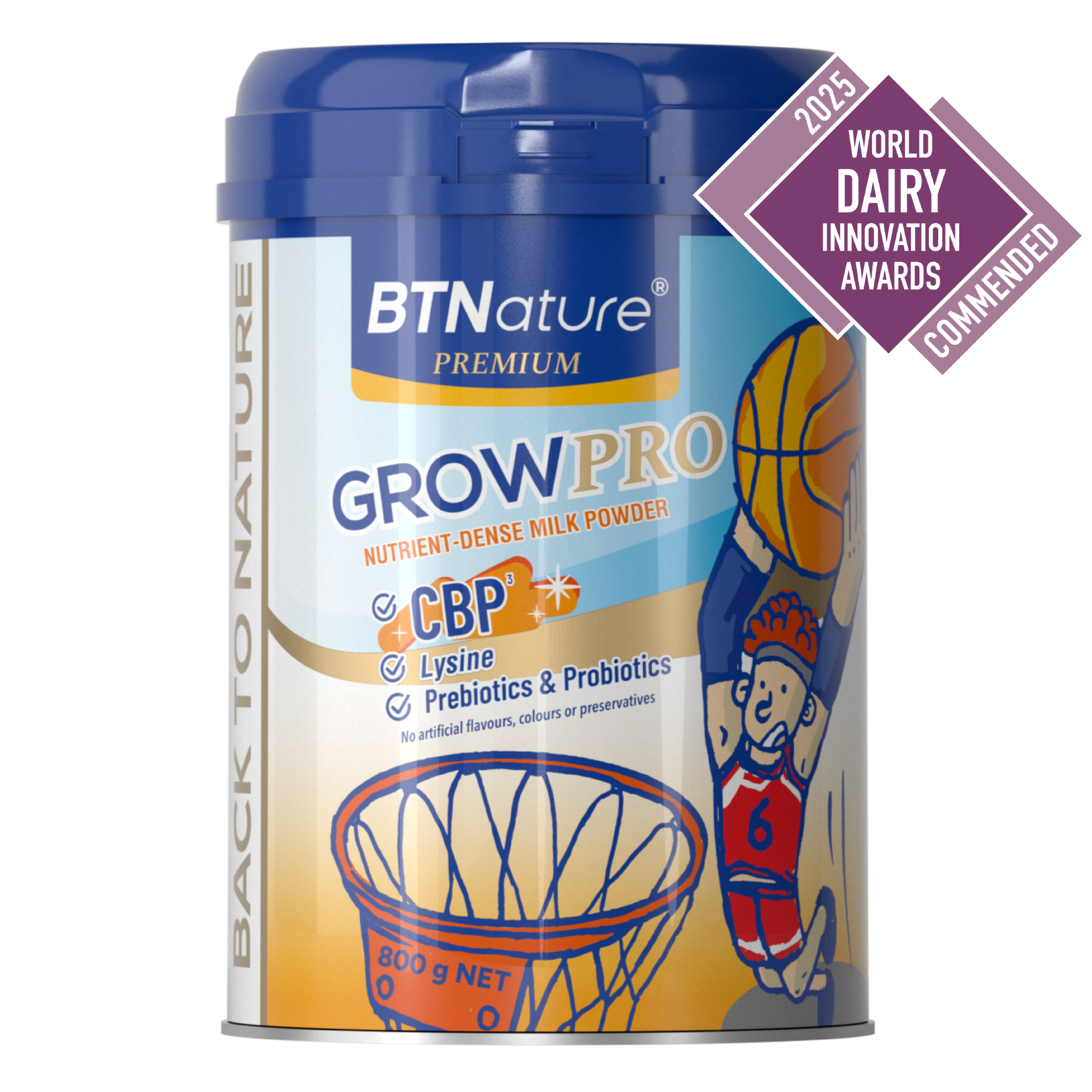 BTNature® Premium Growpro Nutrient-Dense Milk Powder Main image