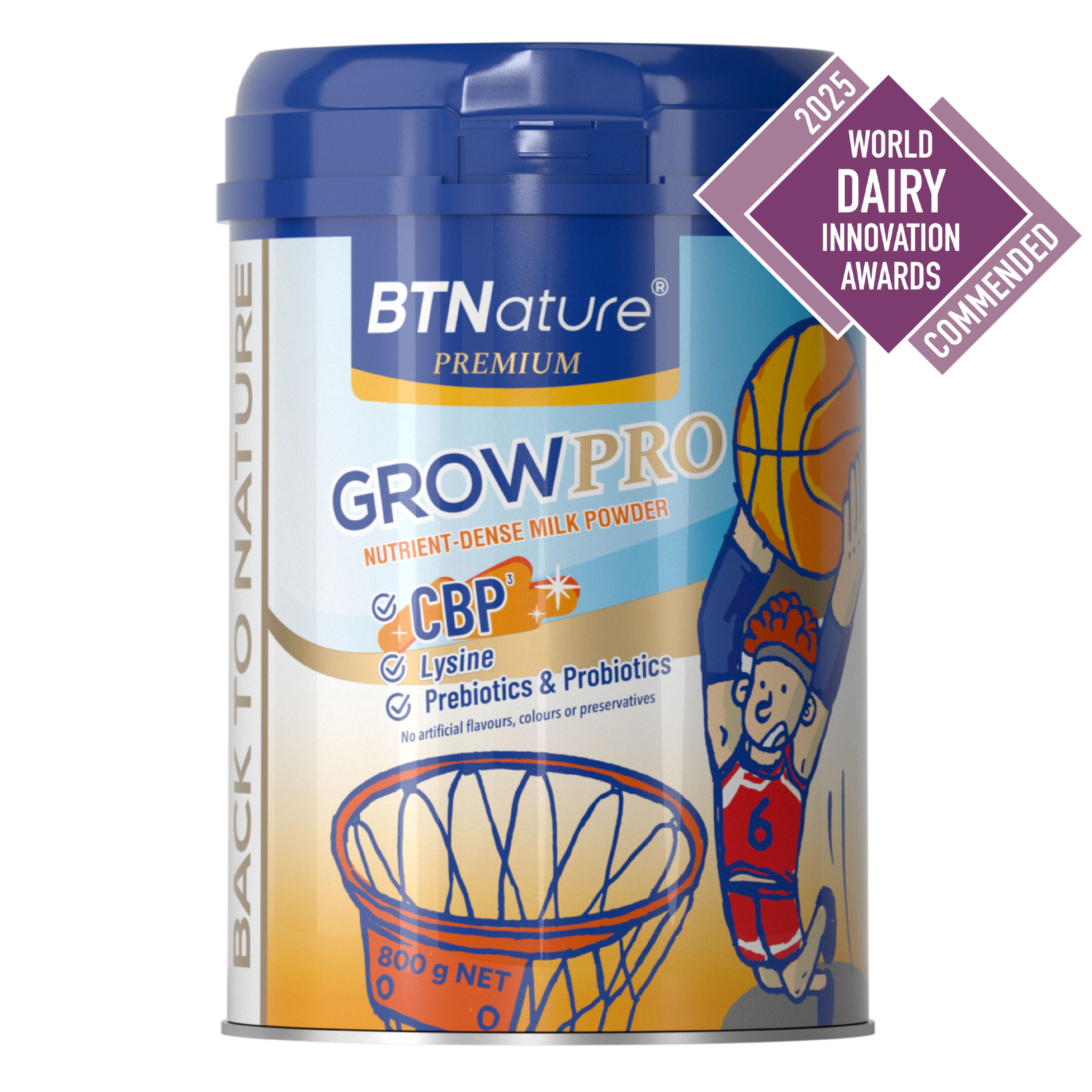 BTNature® Premium Growpro Nutrient-Dense Milk Powder