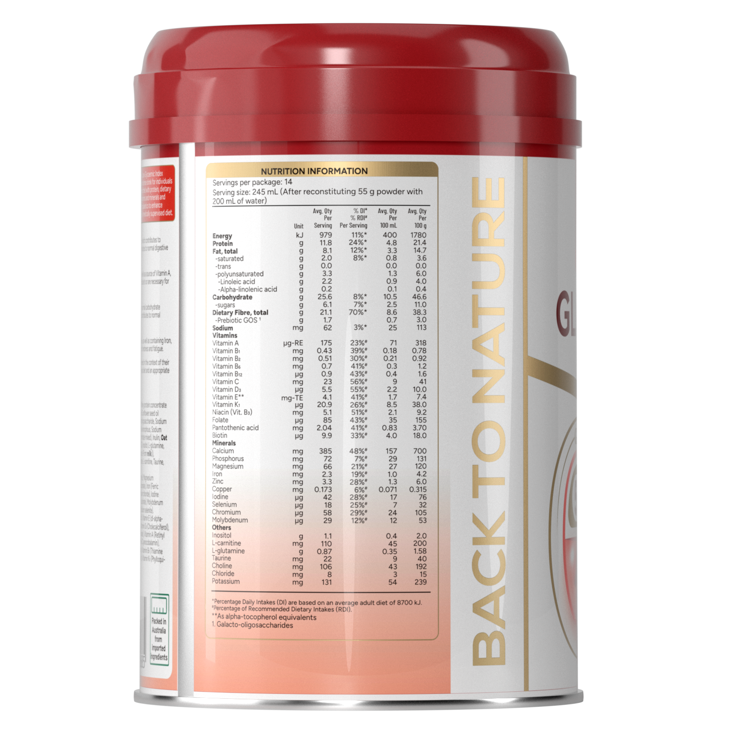 BTNature® OptiCare GluBalance Enriched Nutrition Secondary image